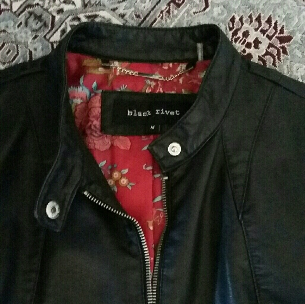 Faux Leather Jacket Never Worn